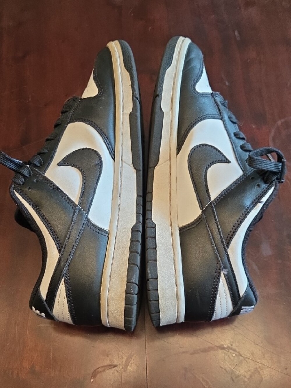 Nike Dunks Panda. Size 8 Men's - Picture 6 of 8